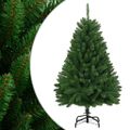 vidaXL Umelý výklopný vianočný stromček so stojanom zelený 150 cm
