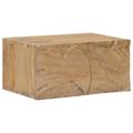vidaXL Ručne vyrobený nočný stolík Teaková hnedá 40 x 30 x 20 cm