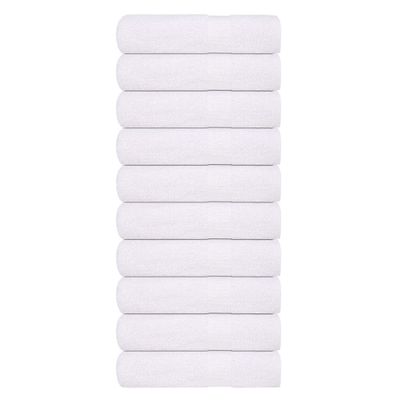vidaXL Osušky do kúpeľne FROGN 10 ks biele 100x150 cm 360 g/m²