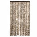 vidaXL Záves proti hmyzu béžový a hnedý 118x220 cm ženilka