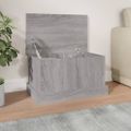 vidaXL Úložný box sivý sonoma 50x30x28 cm spracované drevo