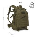 Batoh NILS Camp NC3904 Vanguard zelený 45L