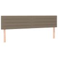 vidaXL Boxspring posteľ s matracom sivohnedý 200x200 cm látka