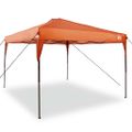 vidaXL Prístreškový stan 290 x 290 x 251 cm Oranžová látka