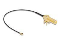 Anténny kábel RP-SMA 90° PCB jack bulkhe