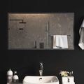 vidaXL Zrkadlo do kúpeľne s LED Priehľadná 90 x 50 cm tvrdené sklo