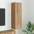 vidaXL TV nástenná skriňa 30 x 31 x 100 cm Remeselnícky dub