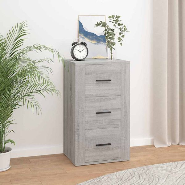 vidaXL Komoda sivý dub sonoma 40x33x70 cm spracované drevo