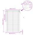 vidaXL Žalúzia Svetlohnedá s Vzorom 150 x 80 cm 25 mm PVC
