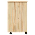 vidaXL Kolieskový rám so stolom MOSS 34 x 39 x 65,5 cm Priehľadný lak