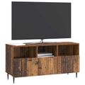 vidaXL TV skrinka Staré drevo 102 x 34,5 x 50 cm Kompozitné drevo