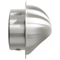 vidaXL Kryty vzduchových ventilátorov 2 ks Strieborná 80 mm