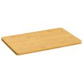 vidaXL Raňajkové taniere 6 ks 22x14x0,8 cm bambus