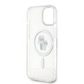 Puzdro Karl Lagerfeld pre iPhone 15 6,1" KLHMP15SHGKCNOT priehľadné HC Magsafe IML KC Glitter