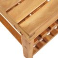 vidaXL Regál na topánky 50x32x45 cm masívne akáciové drevo