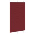 vidaXL Plisovaná roleta bordová červená 120x200 cm šírka látky 119,4 cm polyester