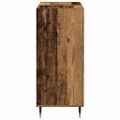 vidaXL Skrinka na gramofónové platne Staré drevo 85 x 38 x 89 cm