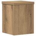 vidaXL Stojany na rastliny 2 ks dub artisan 15x15x20 cm kompoz. drevo