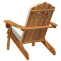 vidaXL Adirondack Záhradná stolička s vankúšmi masívne akáciové drevo