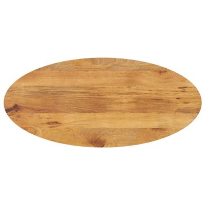 vidaXL Stolová doska 140x60x3,8 cm oválna masívny mangovník