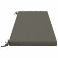 vidaXL Vankúš na lavičku SOEST 100% polyester Sivá 140 x 50 x 5 cm