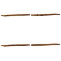 vidaXL Nástenné police 4 ks staré drevo 40x20x1,5 cm, kompozitné drevo