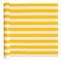 vidaXL Balkónová markíza z HDPE, 90x400 cm, žlto-biela