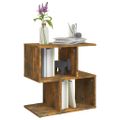 vidaXL Nočný stolík dymový dub 50x30x31,5 cm spracované drevo