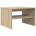 vidaXL Konferenčný stolík Sonoma dub 60 x 50 x 40 cm Kompozitné drevo