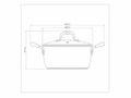 Tramontina 28705/724 Monaco Induction hrniec 24cm/4,5l/červená