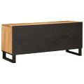 vidaXL TV skrinka s dverami Hnedá 105 x 33 x 46 cm Masívne mango drevo