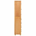 vidaXL Súprava úložného nábytku 2 ks Prírodná 80 x 35 x 185 cm