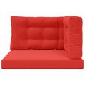 vidaXL Vankúš na vonkajšiu pohovku Polyester Červená 80 x 80 cm