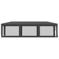 vidaXL Párty stan s 8 sieťkovanými bočnými stenami antracit 3x9 m HDPE