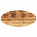 vidaXL Stolová doska 110x40x3,8 cm oválna masívny mangovník