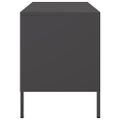 vidaXL TV skrinky 2 ks čierne 68x39x50,5 cm oceľ