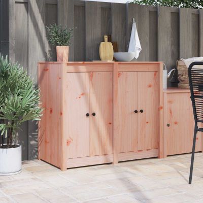 vidaXL Kuchynské dvere MEPPEL 2 pcs Hnedá 50 x 9 x 82 cm