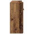vidaXL Recepčný stôl staré drevo 200x50x103,5 cm kompozitné drevo