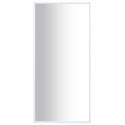 vidaXL Zrkadlo biele 120x60 cm