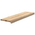 vidaXL Schodiskové stupne 16 ks 90x25x2 cm neošetrený dubový masív