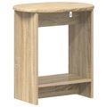 vidaXL Bočný stôl Dub sonoma 50 x 39,5 x 55 cm Kompozitné drevo