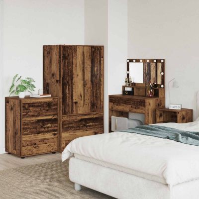 vidaXL Úložná skrinka Staré drevo 60 x 48 x 81 cm Kompozitné drevo