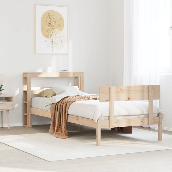 vidaXL Posteľ bez matraca 90x200 cm masívna borovica