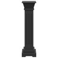 vidaXL Štvorcový stĺpový stojan na rastliny čierny 17x17x66 cm MDF