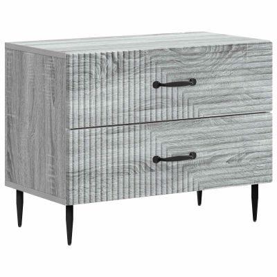 vidaXL Nočný stolík Sivá sonoma 62 x 34,5 x 47,5 cm Kompozitné drevo