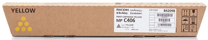 toner RICOH Typ C406 Yellow Aficio MP C306/C307/C406
