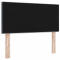 vidaXL LED hlavová doska s LED pásikmi Svetlosivá 80 cm látka
