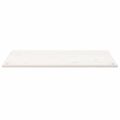 vidaXL Doska stolíka biela 110x60x2,5 cm masívne borovicové drevo