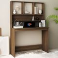vidaXL Stôl so zásuvkami hnedý dub 110x45x157 cm spracované drevo