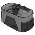 vidaXL 2-vrstvový skladací kočík pre psa sivý 83x48x97cm oxford. látka